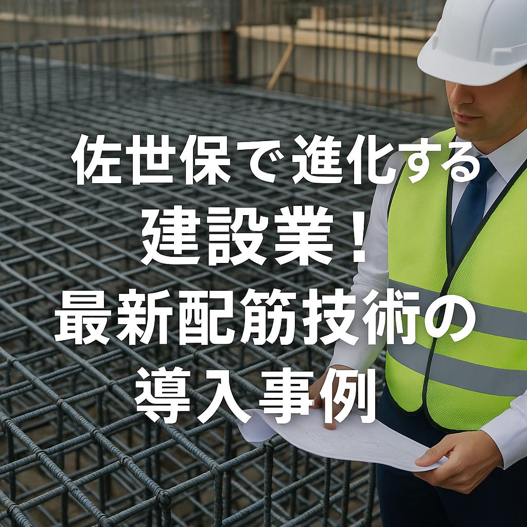 佐世保で進化する建設業！最新配筋技術の導入事例